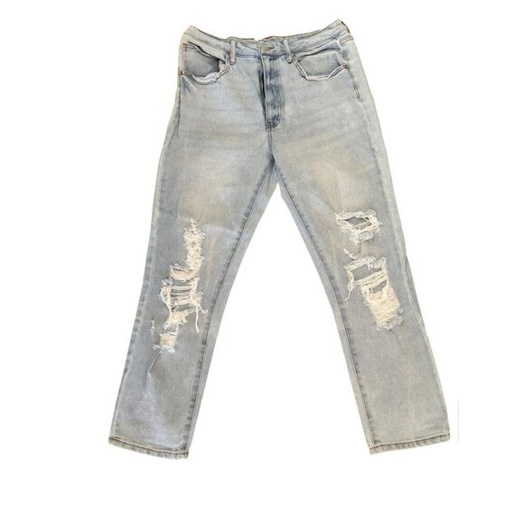 No Boundaries Denim - No Boundaries Women’s Light, Blue, Skinny, Distressed Jeans